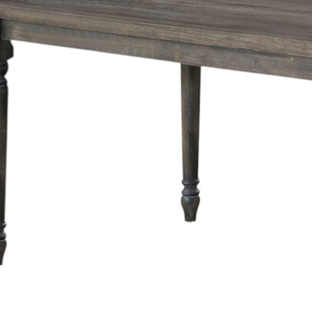 Gray Wood Dining Table - 59-inch