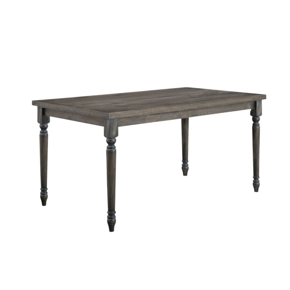 Gray Wood Dining Table - 59-inch