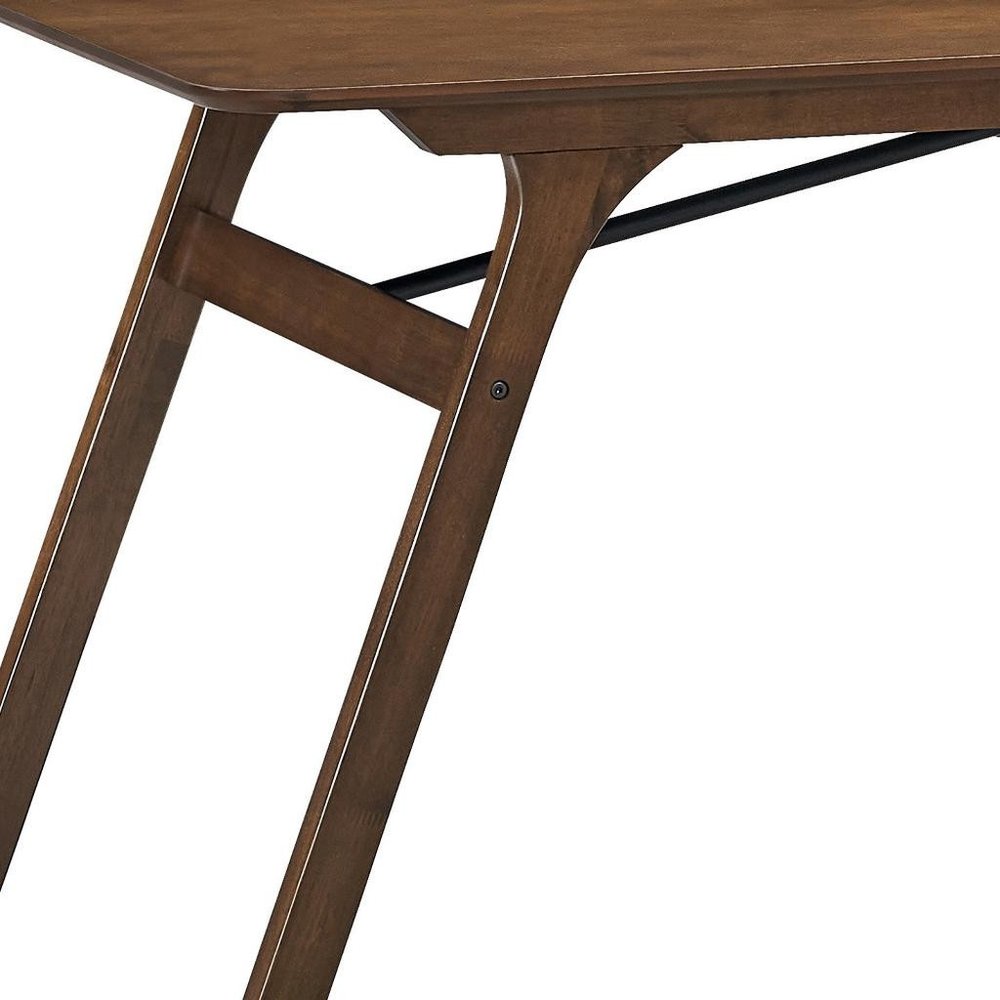 Walnut Wood Dining Table - 59-inch