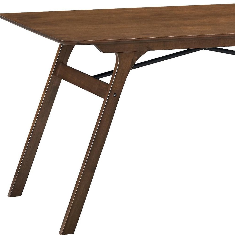 Walnut Wood Dining Table - 59-inch