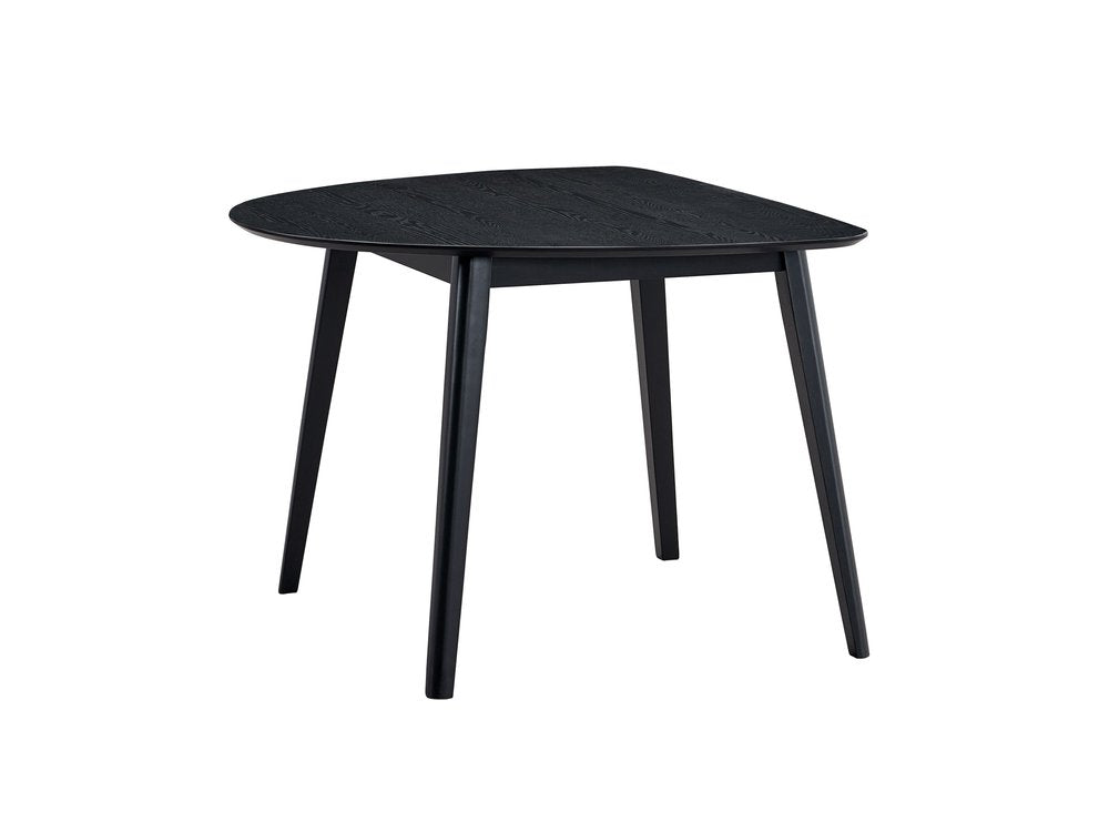 Black Wood Dining Table - 43-inch