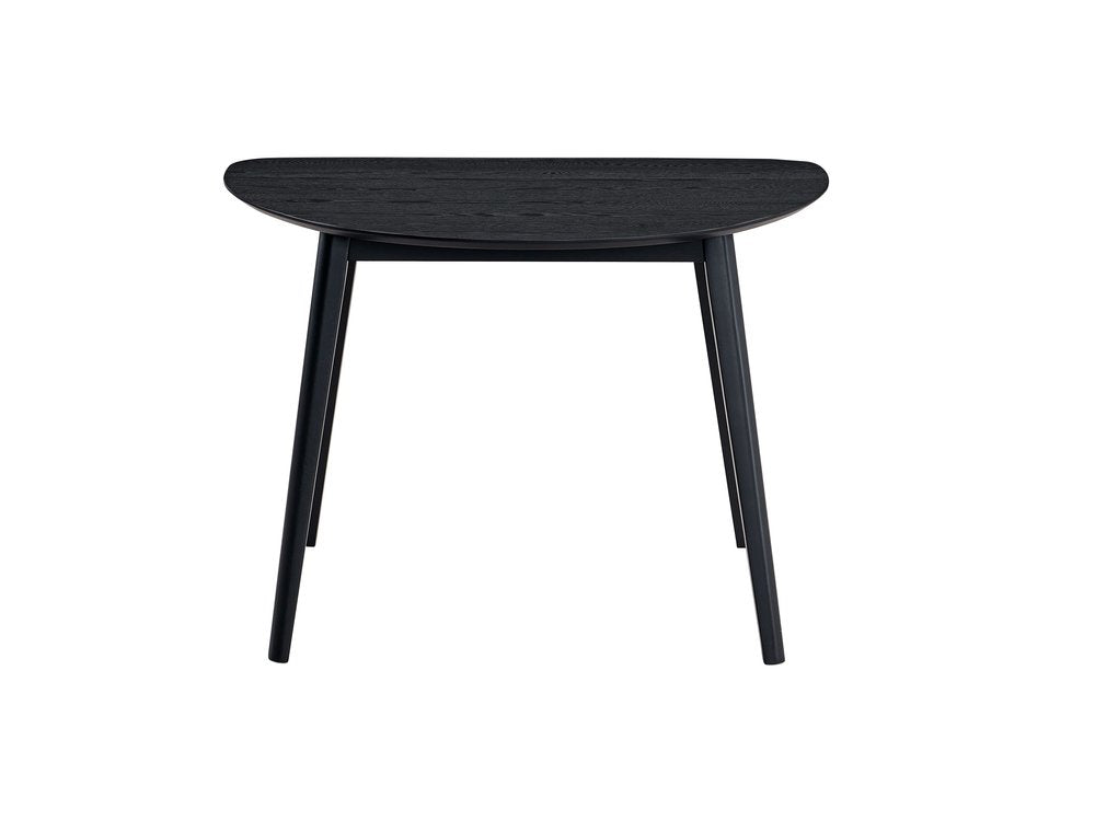 Black Wood Dining Table - 43-inch