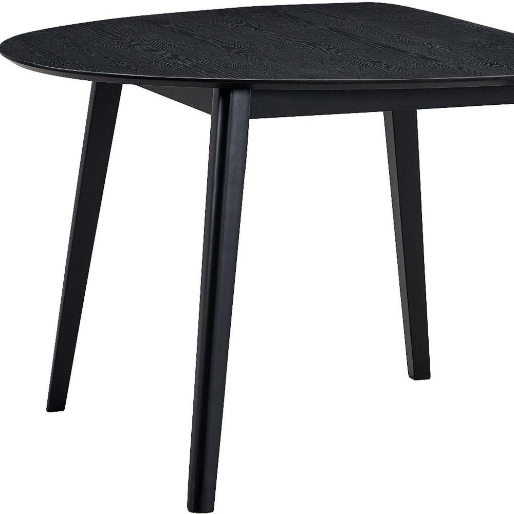 Black Wood Dining Table - 43-inch
