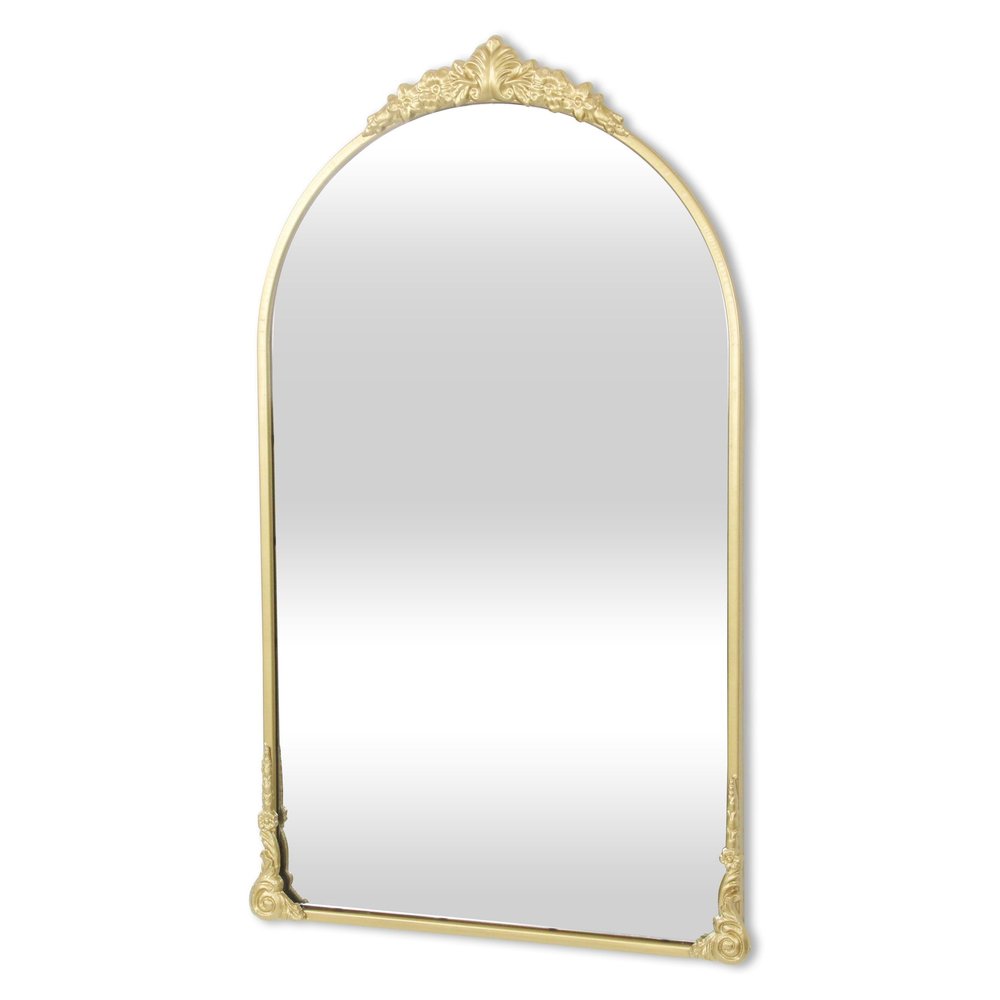 Gold Metal Arch Accent Mirror - 34-inch