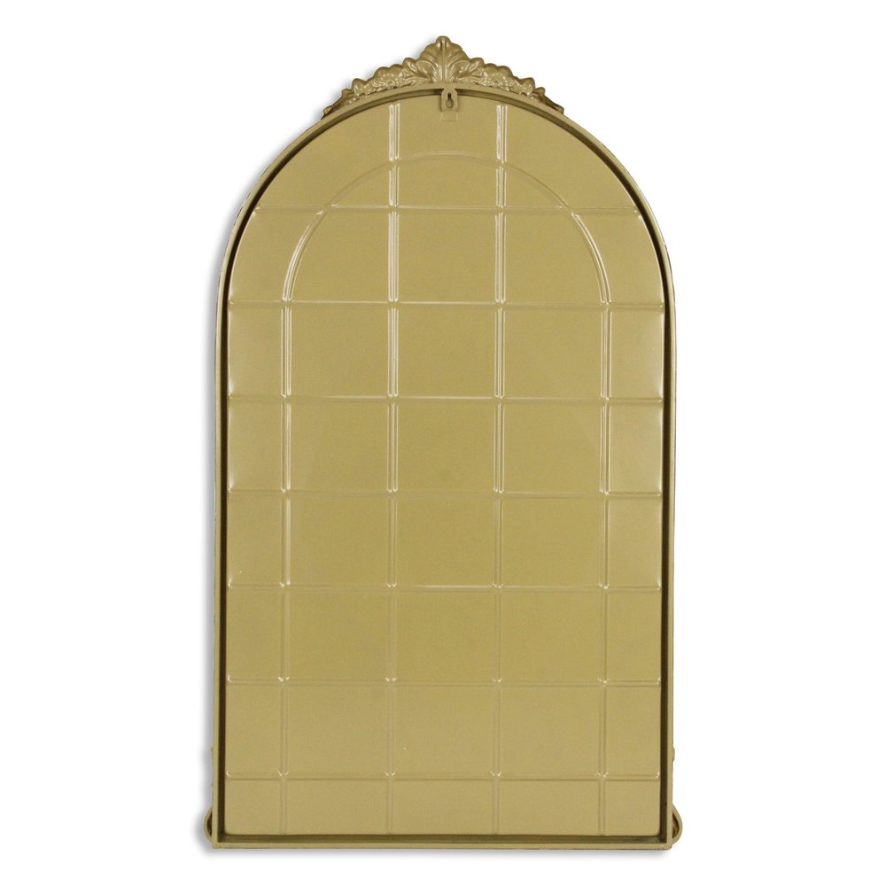 Gold Metal Arch Accent Mirror - 34-inch