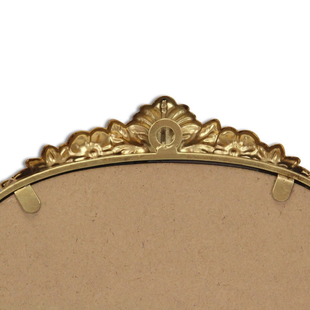Gold Metal Arch Accent Mirror - 16-inch