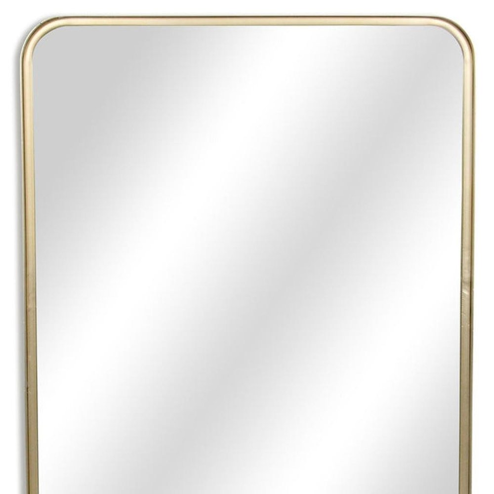 Gold Metal Accent Mirror - 30-inch