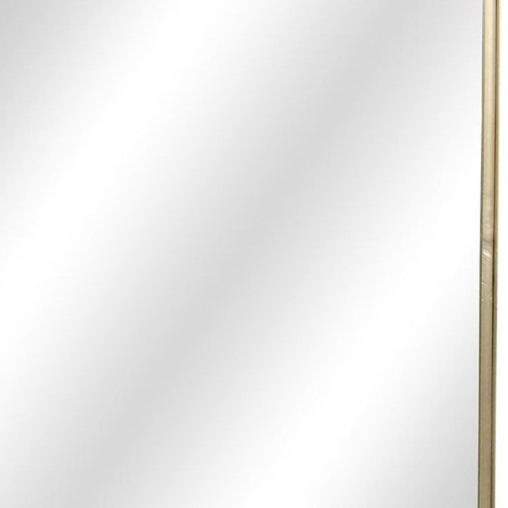 Gold Metal Accent Mirror - 30-inch