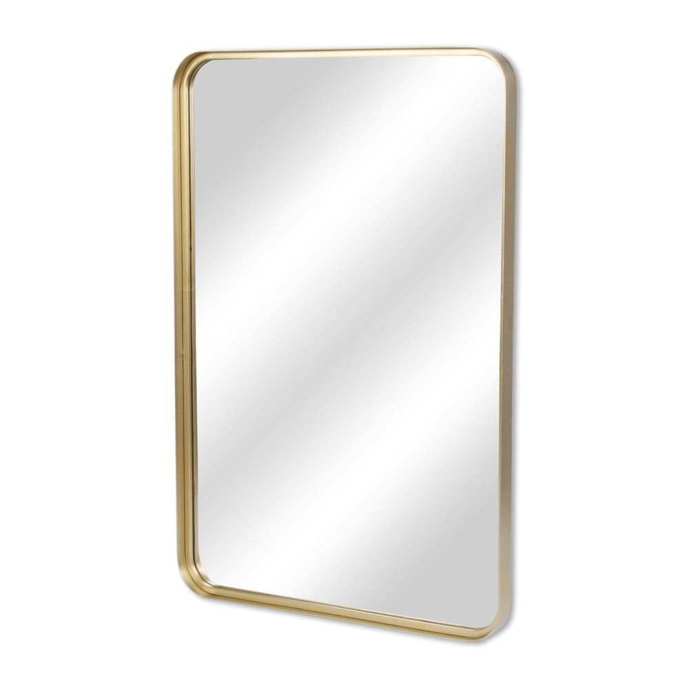 Gold Metal Accent Mirror - 30-inch