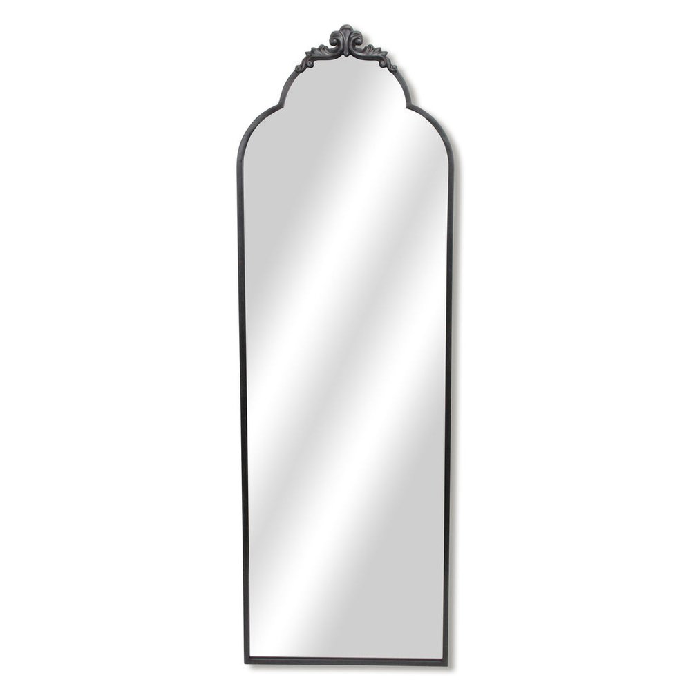 Black Metal Arch Full Length Hanging Mirror - 65-inch