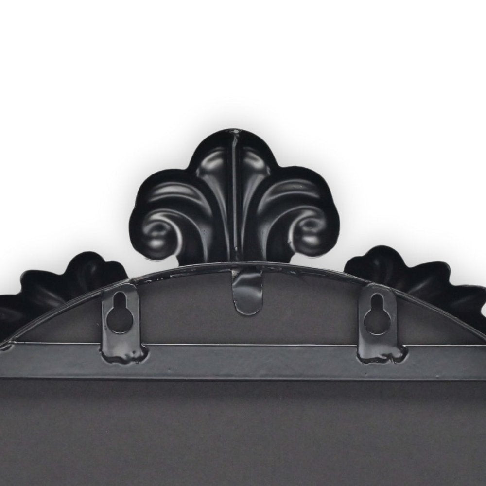 Black Metal Arch Full Length Hanging Mirror - 65-inch