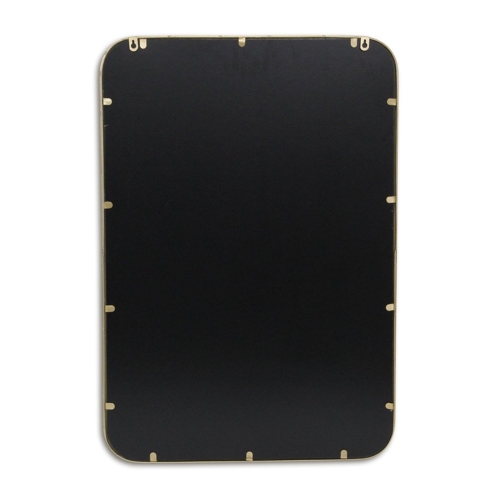 Gold Metal Beaded Accent Mirror - 32-inch