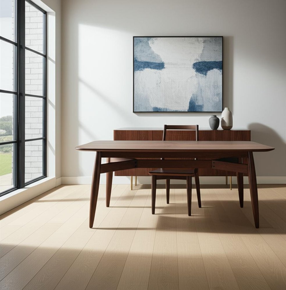 Espresso Solid Wood Dining Table - 78-inch