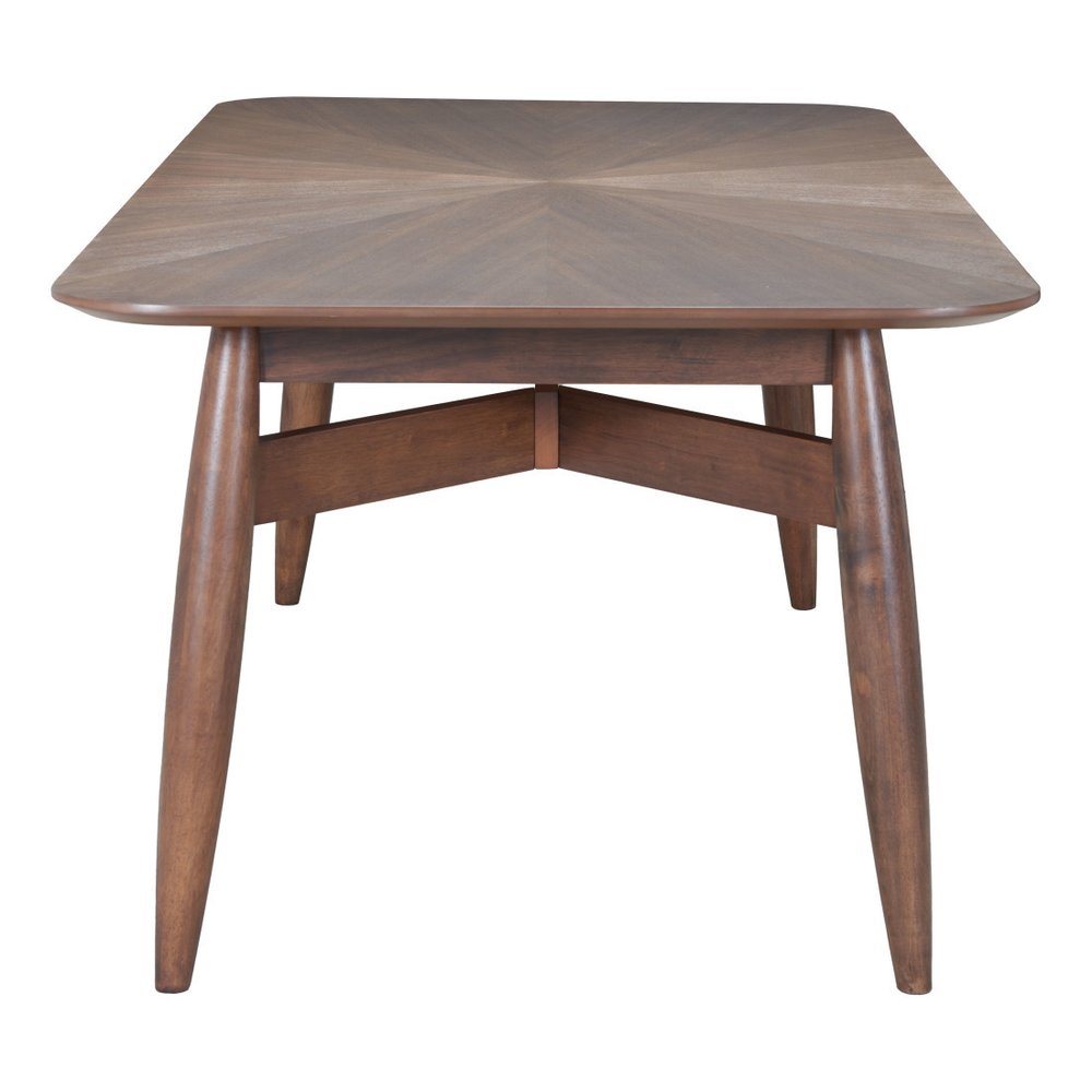 Espresso Solid Wood Dining Table - 78-inch