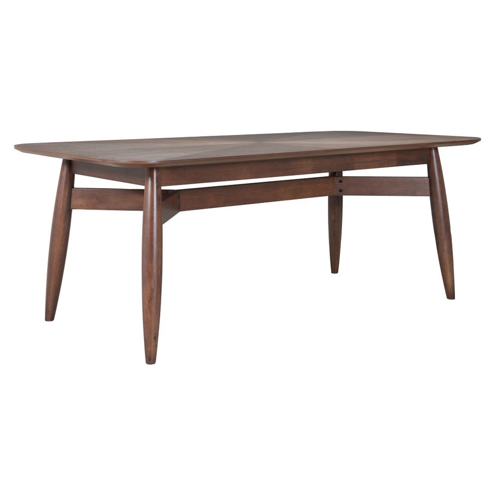 Espresso Solid Wood Dining Table - 78-inch