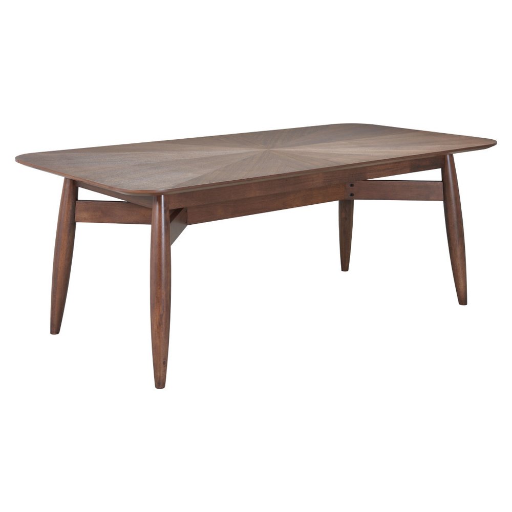 Espresso Solid Wood Dining Table - 78-inch