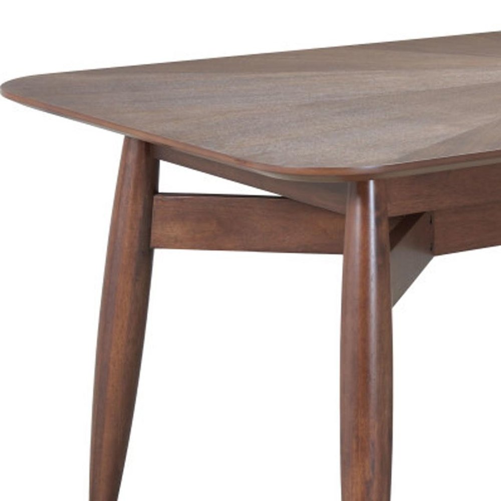 Espresso Solid Wood Dining Table - 78-inch