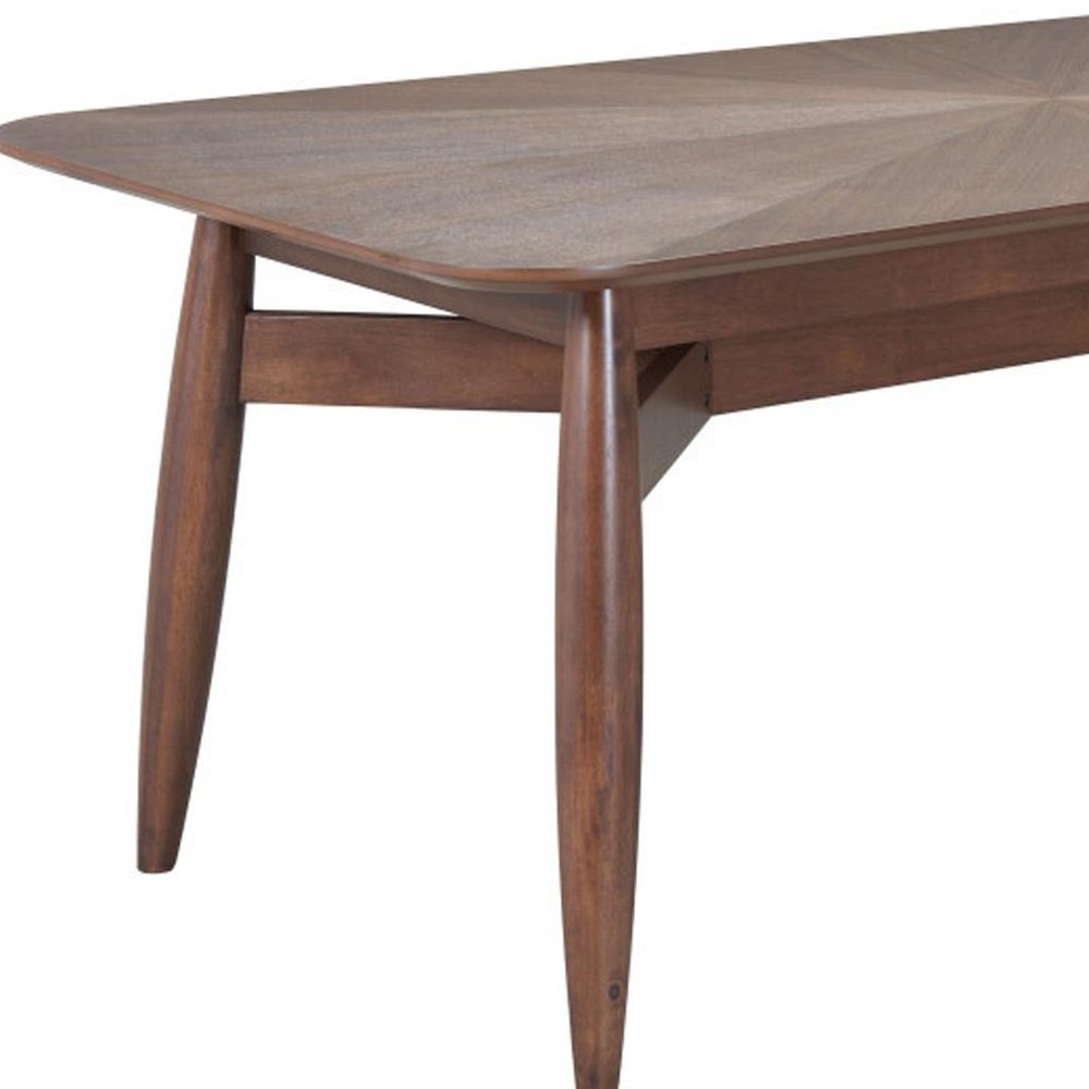 Espresso Solid Wood Dining Table - 78-inch