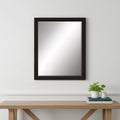 Dark Brown Accent Mirror - 33-inch