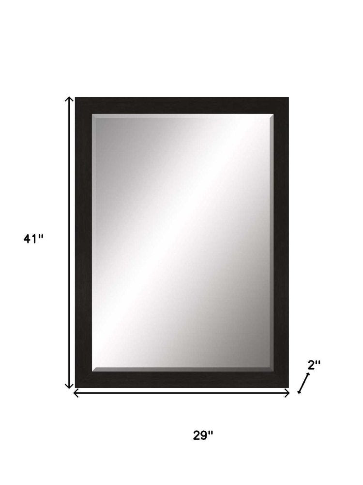 Dark Brown Accent Mirror - 41-inch