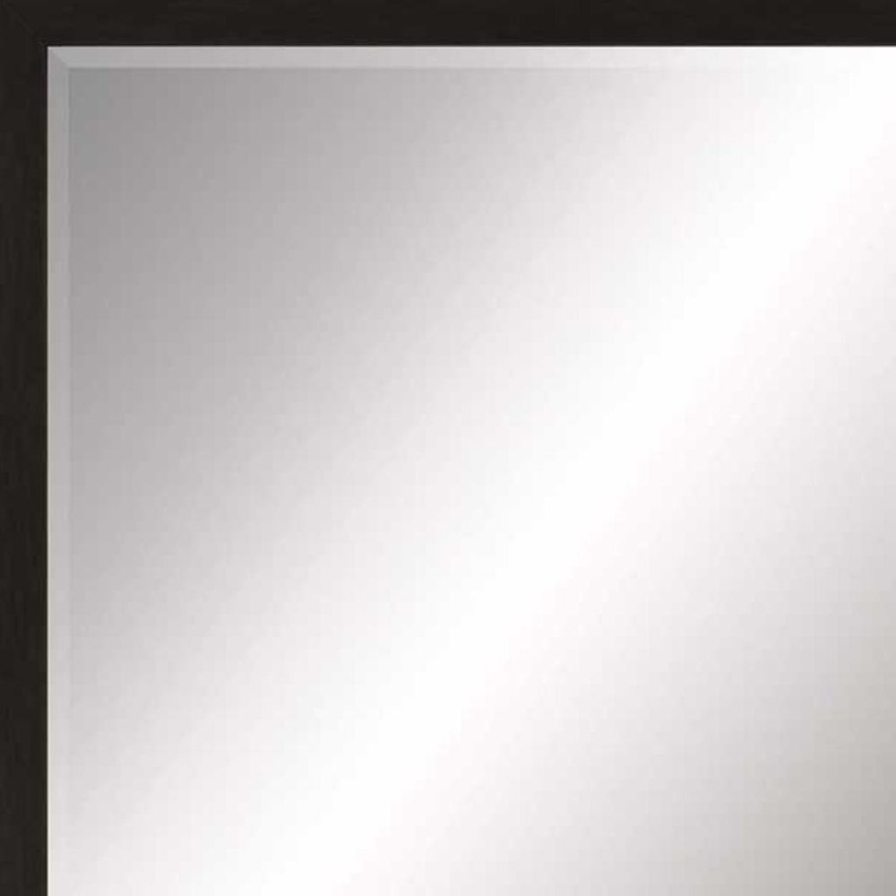 Dark Brown Framed Accent Mirror - 45-inch