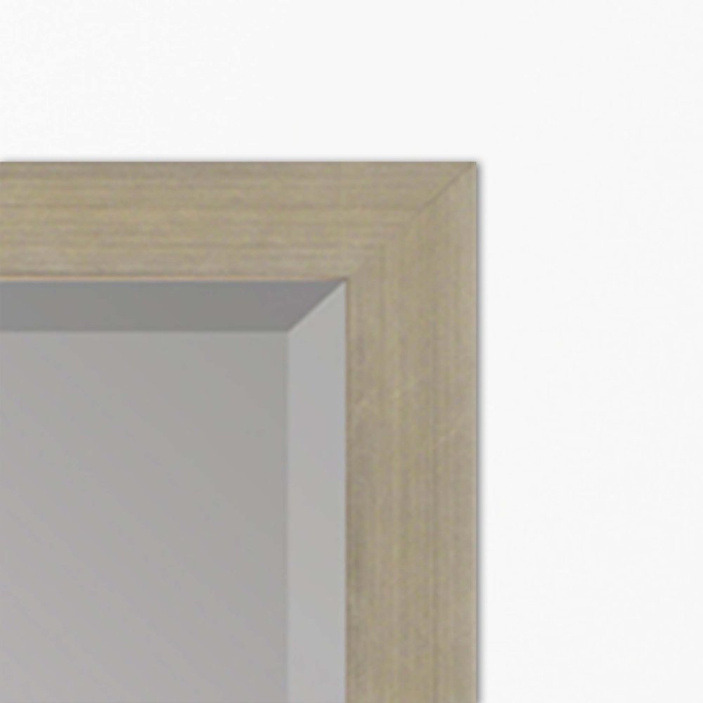 Silver Wood Accent Mirror - 31-inch