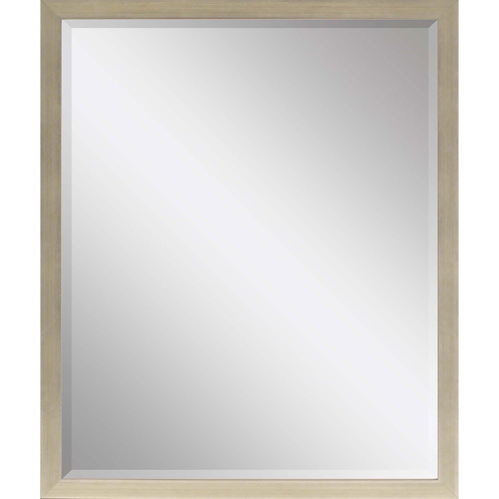 Silver Wood Accent Mirror - 31-inch