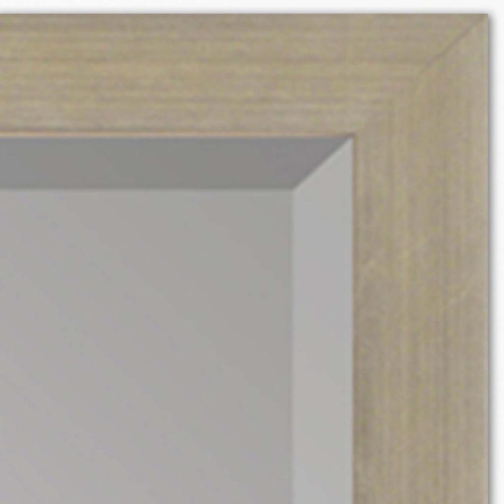 Silver Wood Accent Mirror - 31-inch