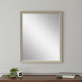 Silver Wood Accent Mirror - 31-inch