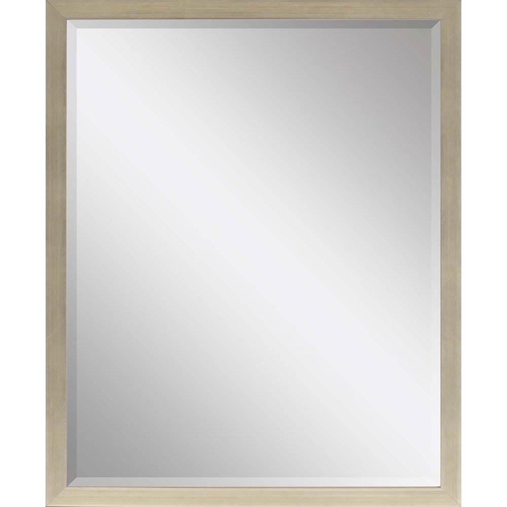 Silver Wood Accent Mirror - 43-inch