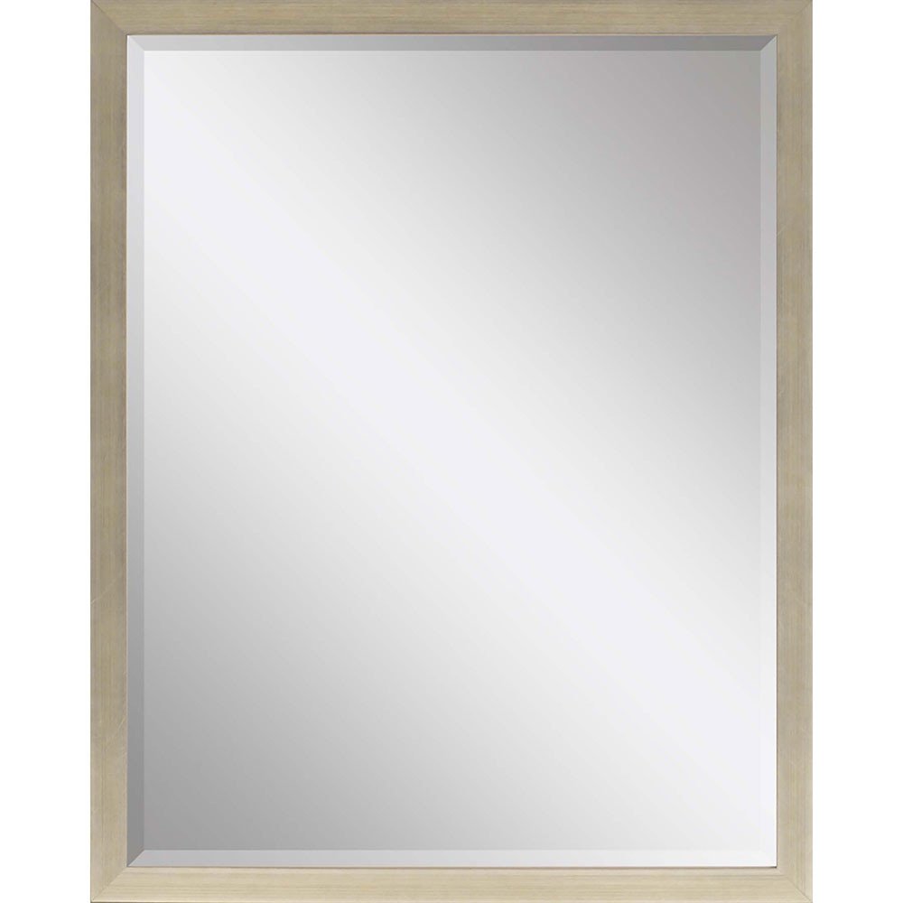 Silver Wood Accent Mirror - 51-inch