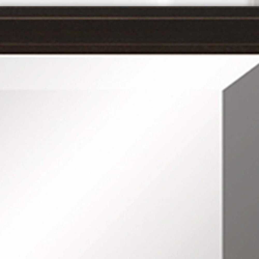 Bronze Wood Accent Mirror - 31-inch
