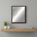 Bronze Wood Accent Mirror - 31-inch