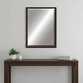Bronze Wood Accent Mirror - 39-inch