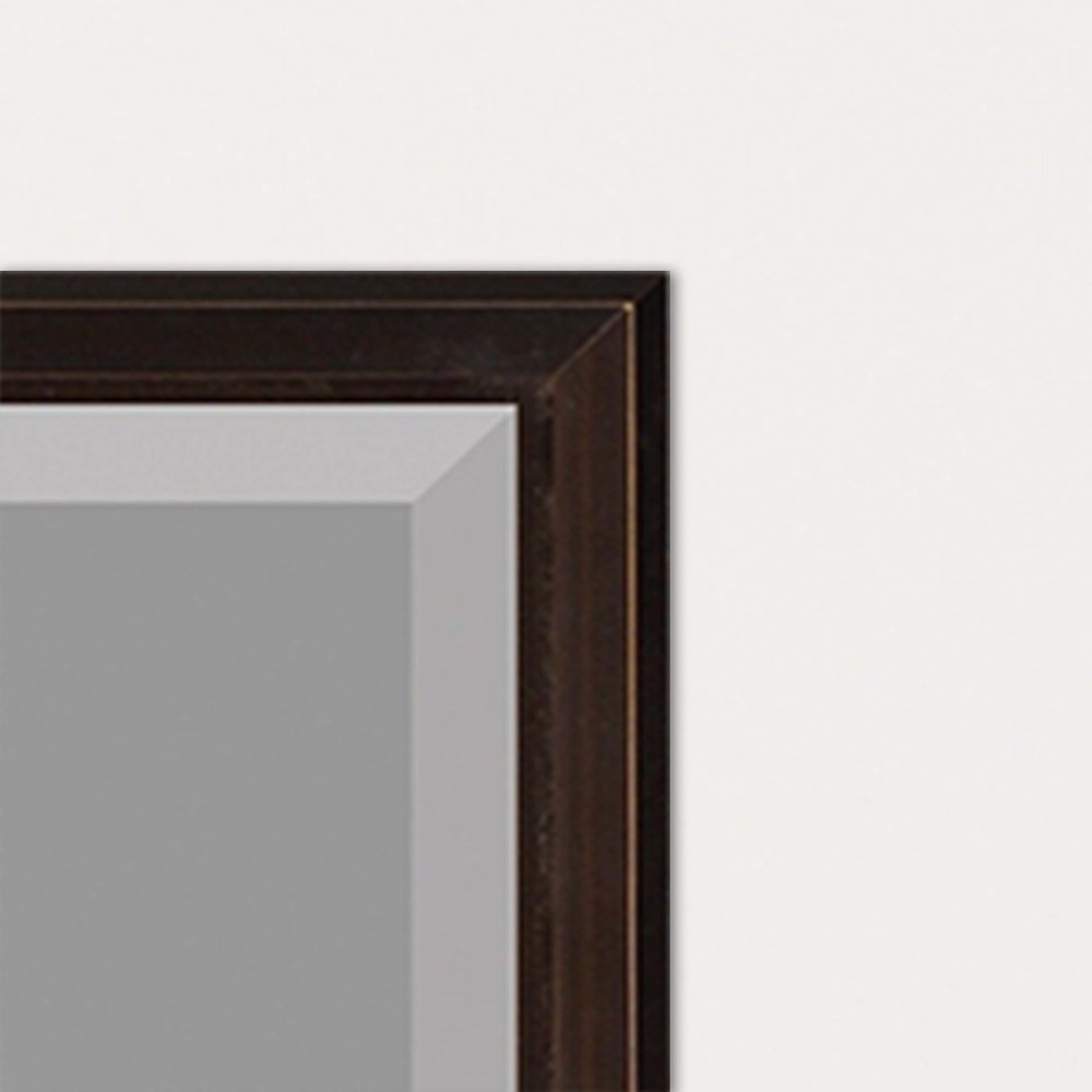 Bronze Wood Accent Mirror - 43-inch