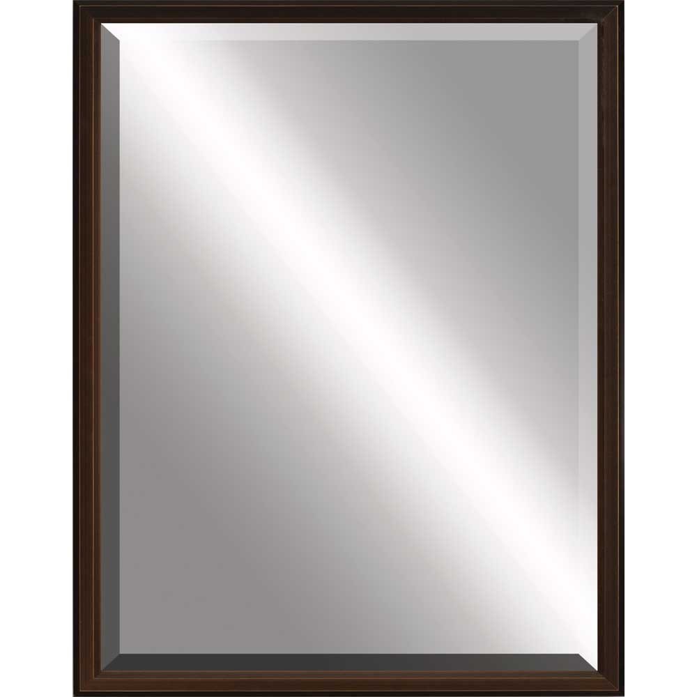 Bronze Wood Accent Mirror - 43-inch