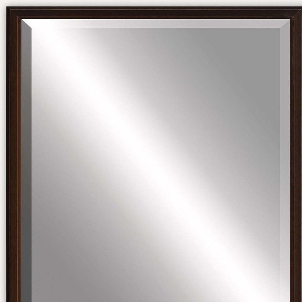 Bronze Wood Accent Mirror - 43-inch