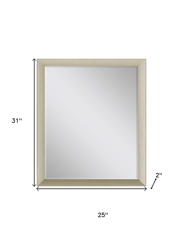 Silver Accent Mirror - 31-inch