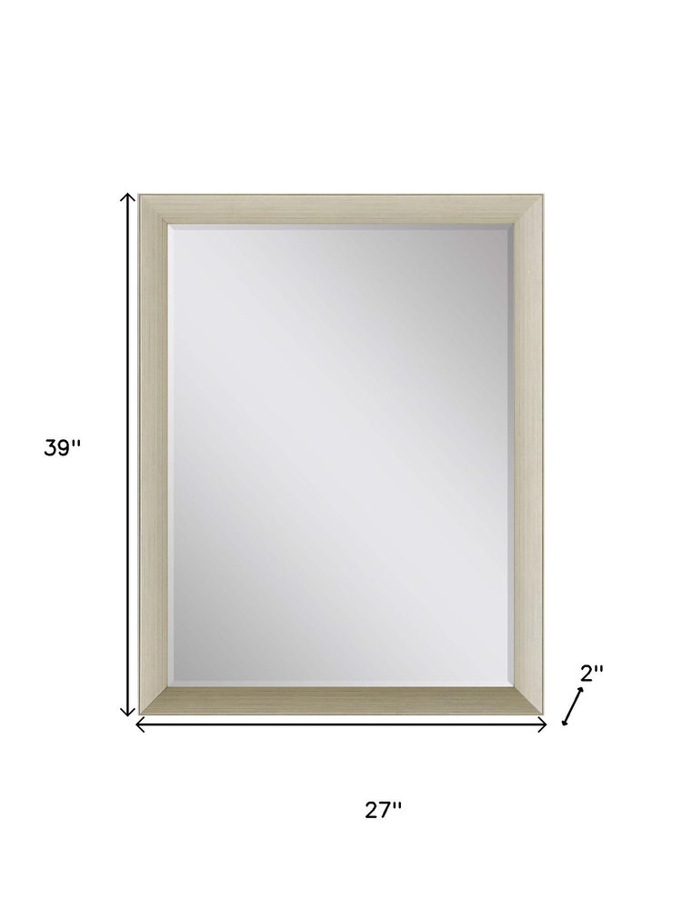 Silver Accent Mirror - 39-inch