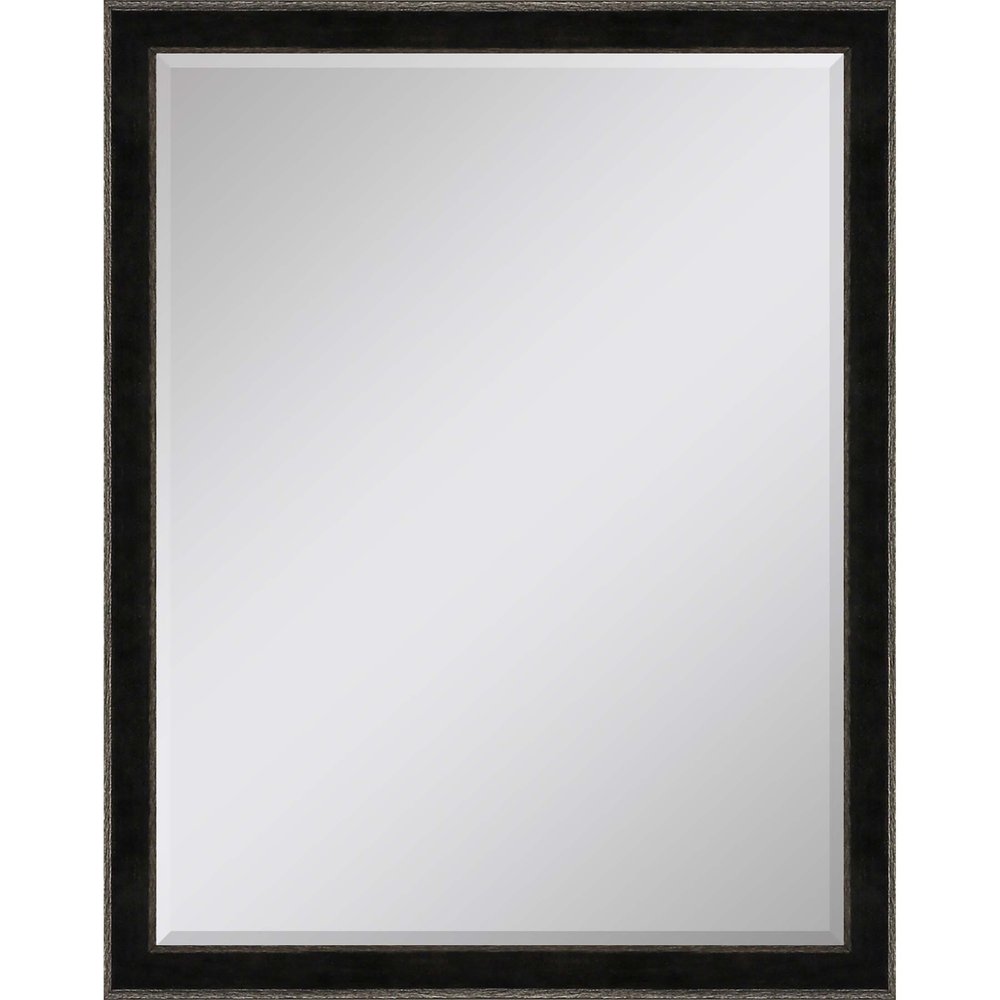 Dark Brown Wood Accent Mirror - 44-inch