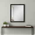 Dark Brown Wood Accent Mirror - 44-inch