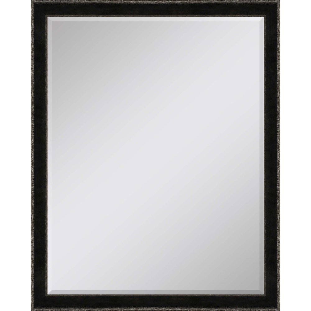 Dark Brown Wood Accent Mirror - 52-inch
