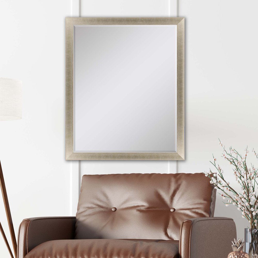 Gold Accent Mirror - 33-inch