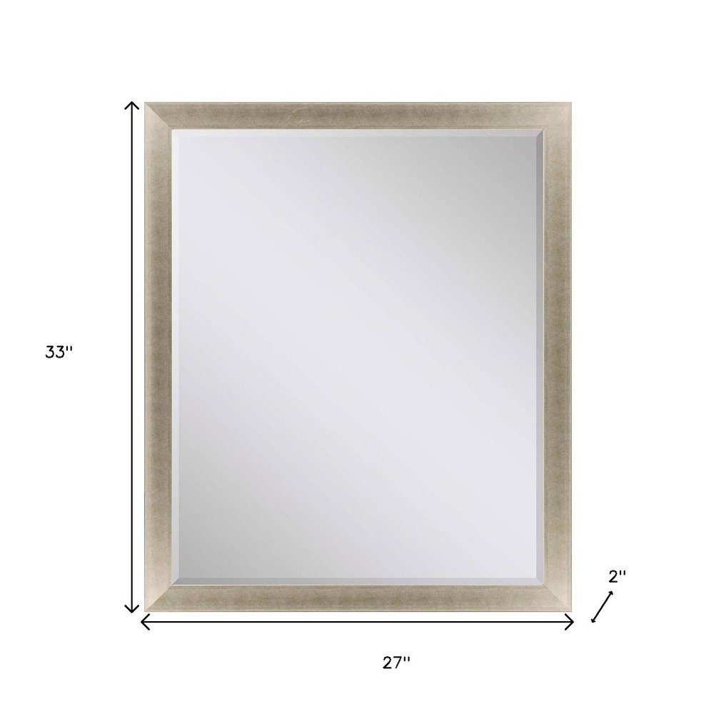 Gold Accent Mirror - 33-inch