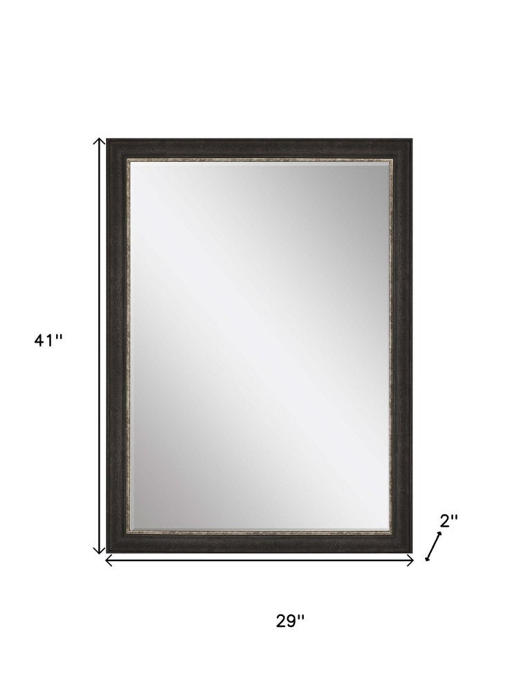 Dark Brown Accent Mirror - 41-inch