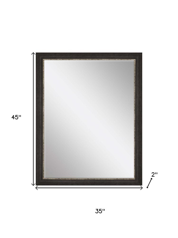 Dark Brown Accent Mirror - 45-inch