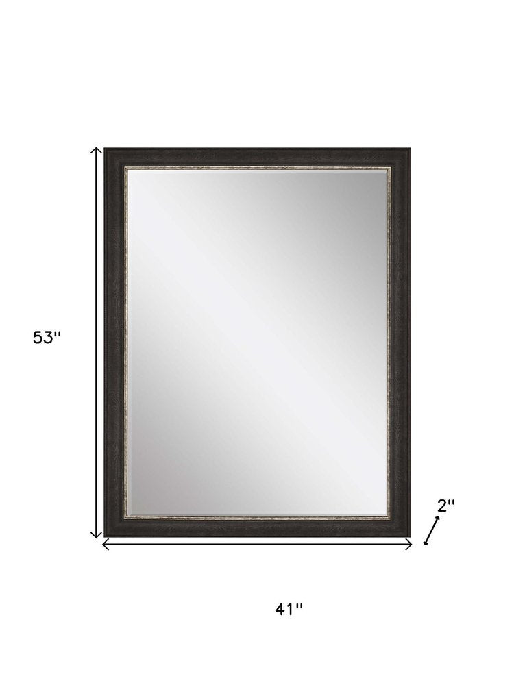 Dark Brown Accent Mirror - 53-inch