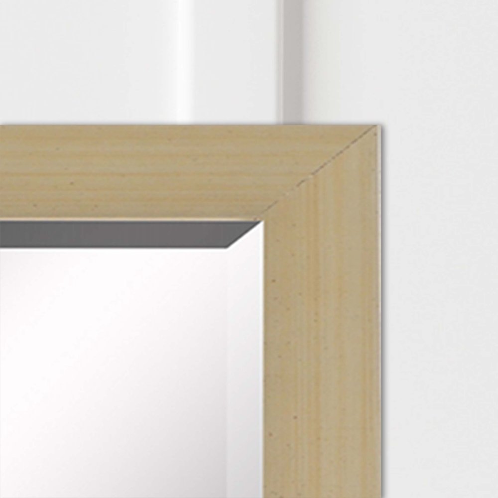 Silver Wood Accent Mirror - 31-inch