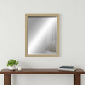 Silver Wood Accent Mirror - 31-inch