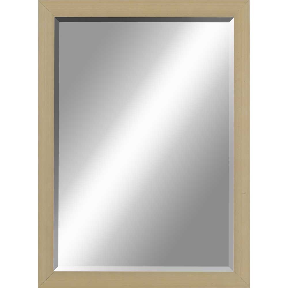 Silver Solid Wood Framed Accent Mirror - 39-inch